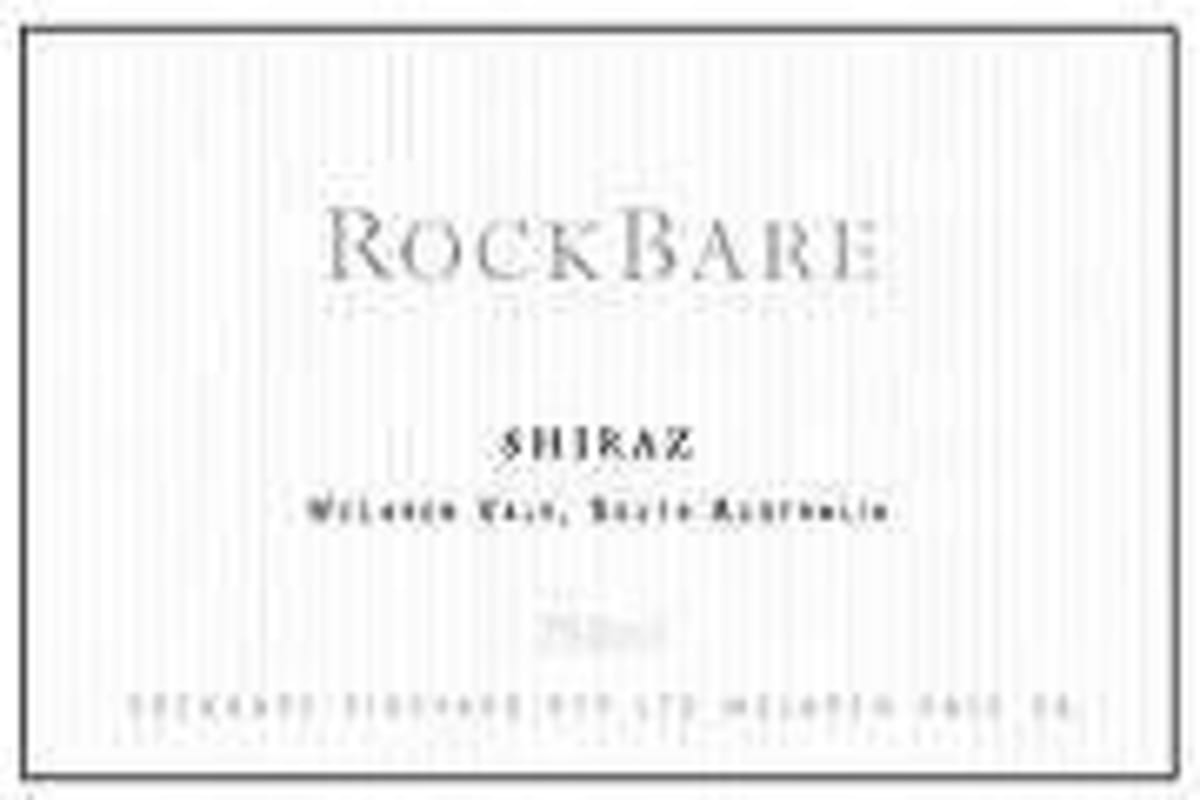 RockBare Shiraz 2002 Front Label