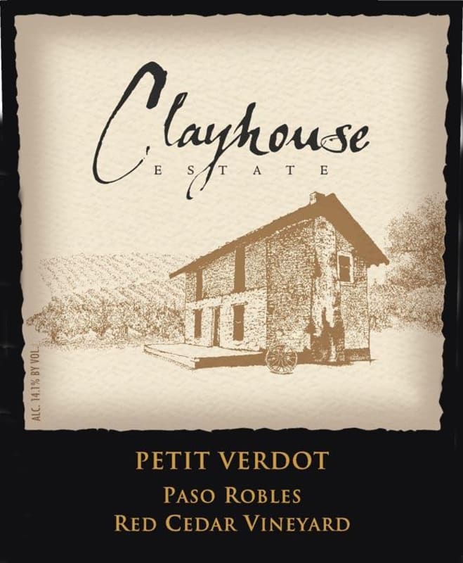 Clayhouse Red Cedar Vineyard Petit Verdot 2012 Front Label