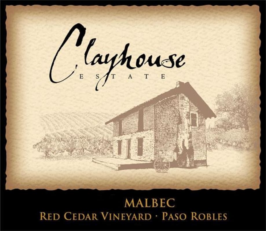 Clayhouse Red Cedar Vineyard Malbec 2012 Front Label