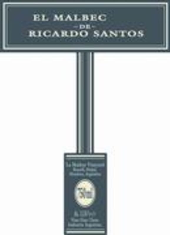 Ricardo Santos Malbec 2000 Front Label