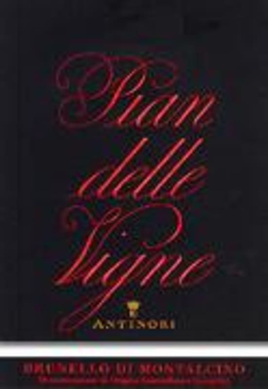 Marchesi Antinori Pian Delle Vigne Brunello di Montalcino 1998 Front Label