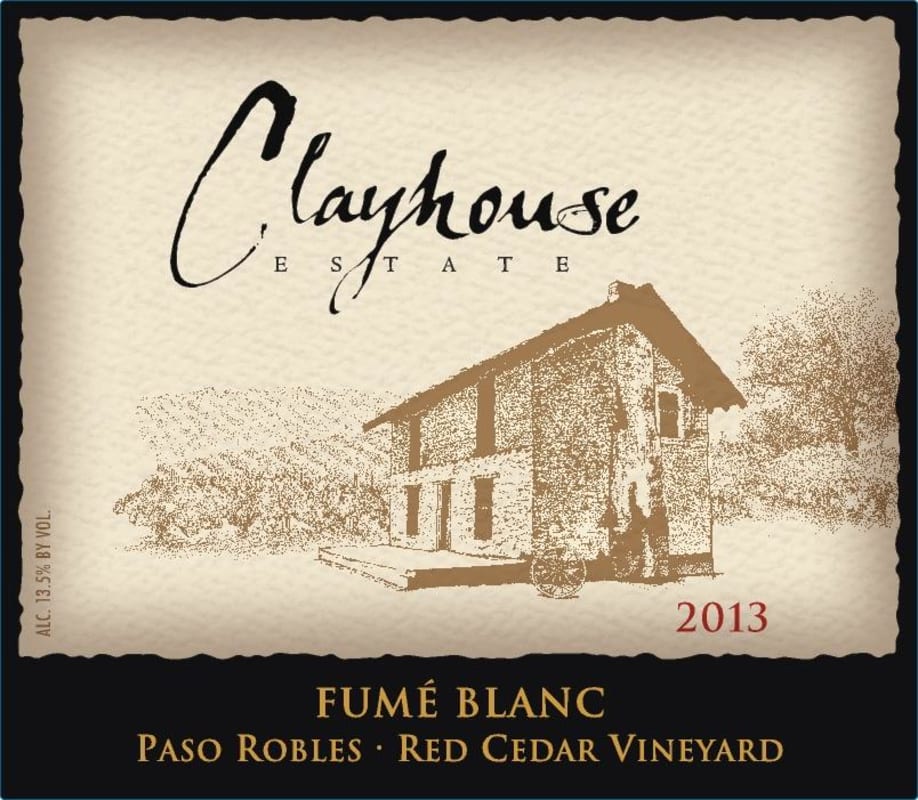 Clayhouse Fume Blanc 2013 Front Label