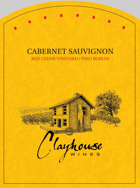 Clayhouse Red Cedar Vineyard Cabernet Sauvignon 2014 Front Label