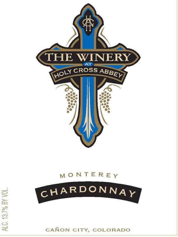 The Winery at Holy Cross Abbey Chardonnay 2008 Front Label