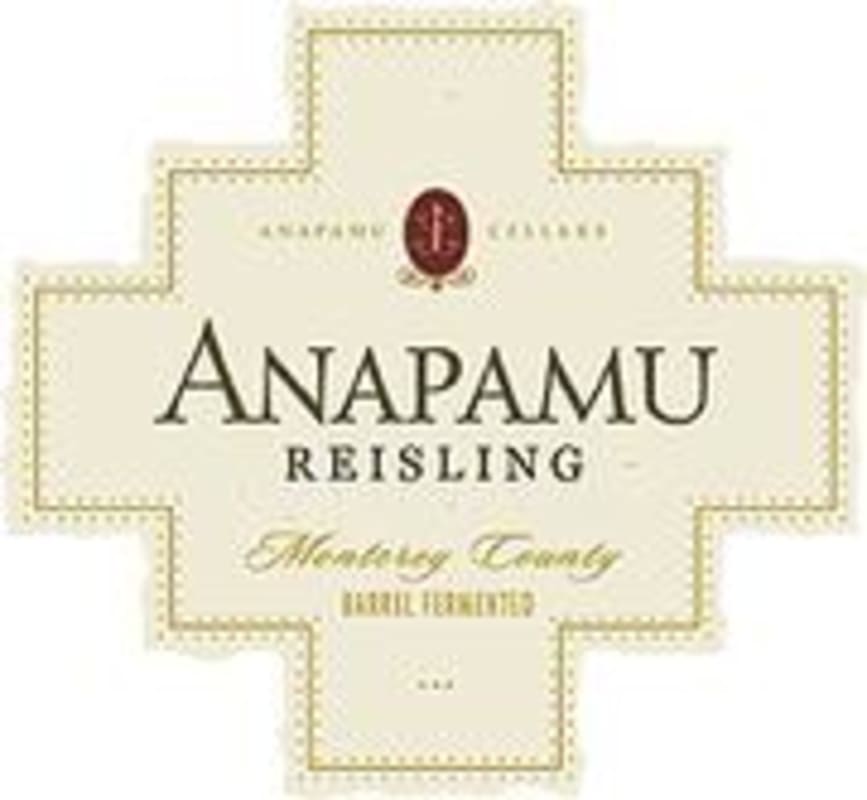Anapamu Dry Riesling 2001 Front Label