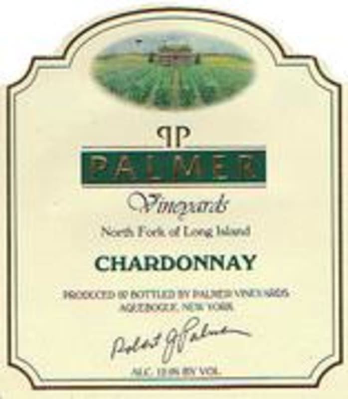 Palmer North Fork Chardonnay 2000 Front Label