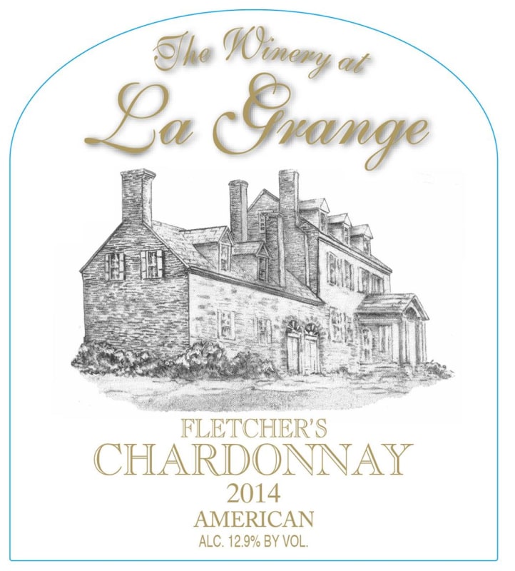 The Winery at La Grange Chardonnay 2014 Front Label