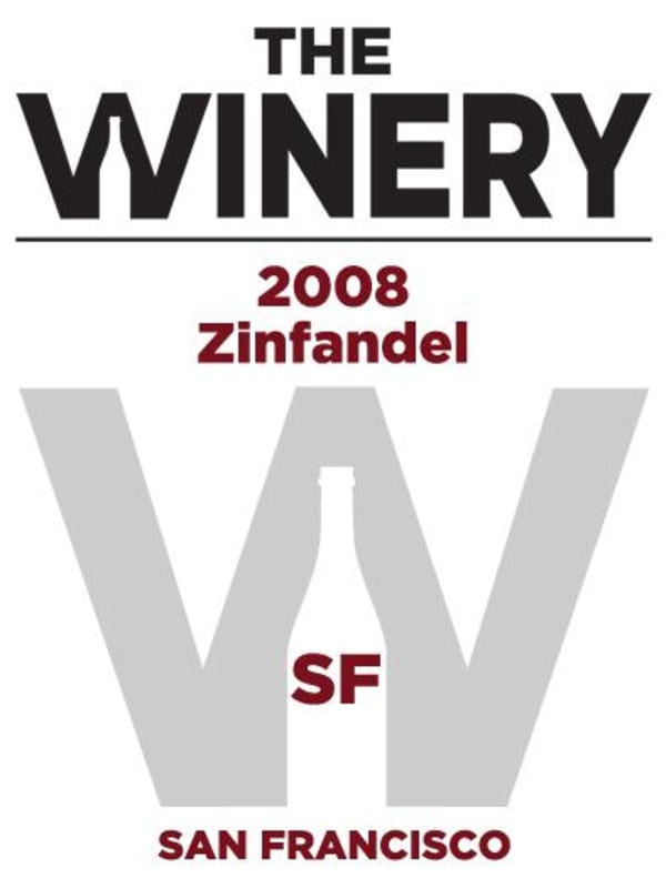 The Winery SF Zinfandel 2008 Front Label