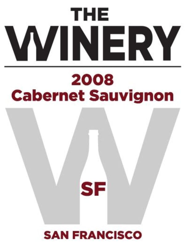 The Winery SF Cabernet Sauvignon 2008 Front Label