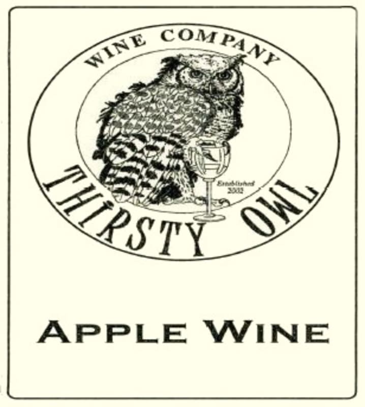 Thirsty Owl Wine Company Apple Wine 2014 Front Label