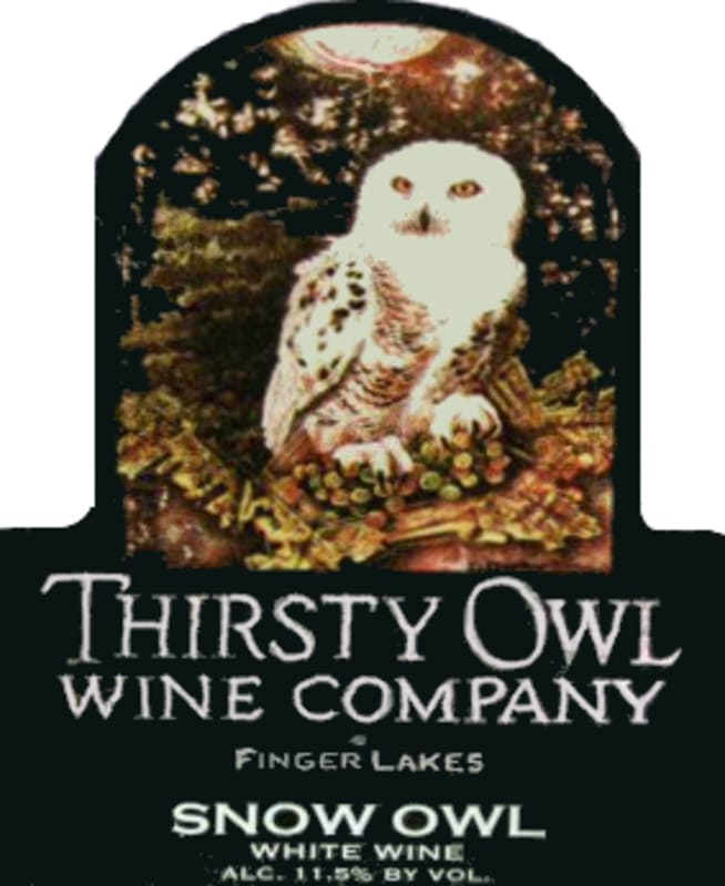 Thirsty Owl Wine Company Snow Owl 2014 Front Label