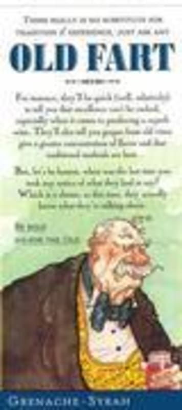 Old Fart Syrah/Grenache 2001 Front Label