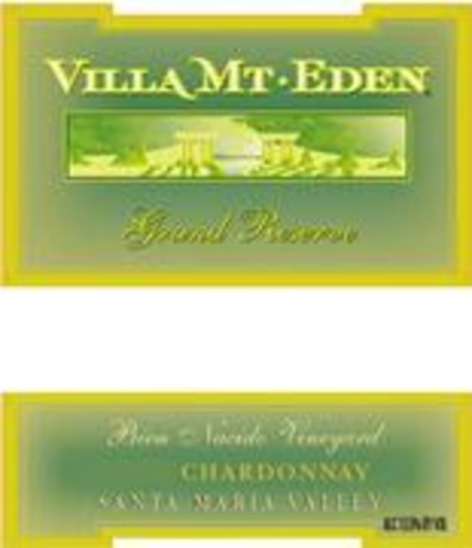 Villa Mt. Eden Grand Reserve Pinot Noir 2000 Front Label