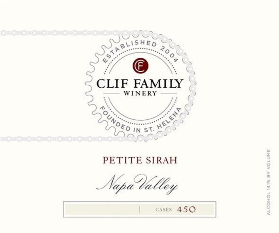 Clif Family Winery Petite Sirah 2013 Front Label