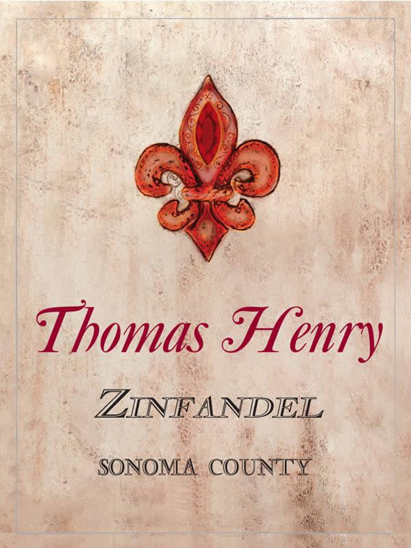 Thomas Henry Wines Zinfandel 2014 Front Label