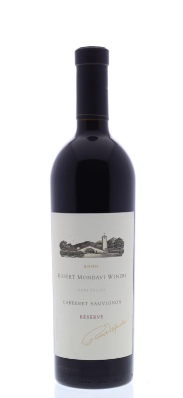 Robert Mondavi Reserve Cabernet Sauvignon (slightly scuffed labels) 2000 Front Bottle Shot