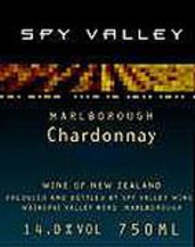 Spy Valley Chardonnay 2001 Front Label