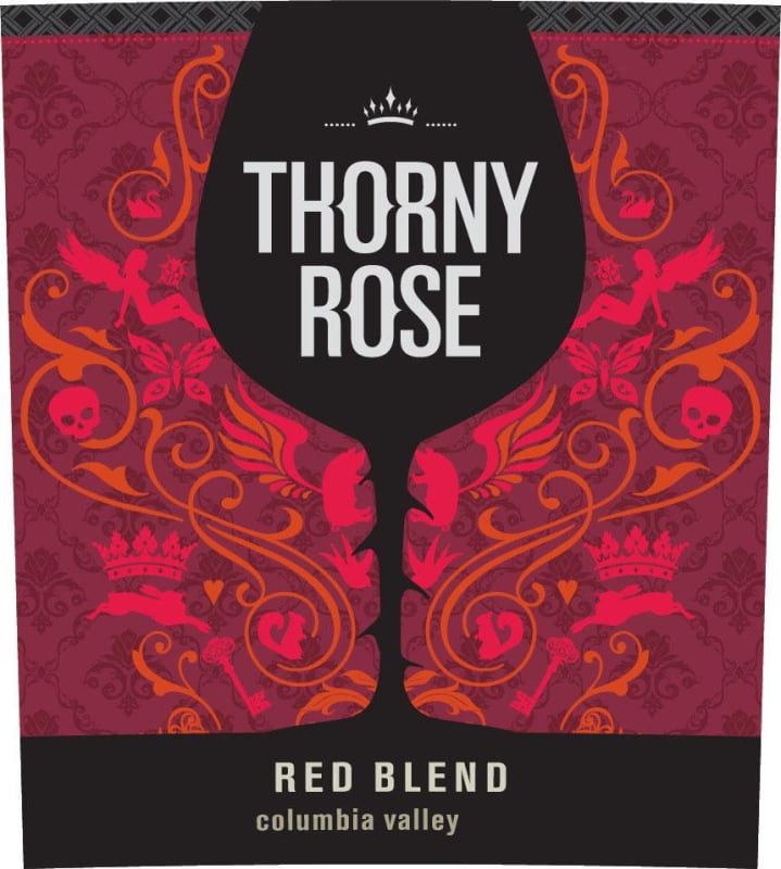 Thorny Rose Wines Red Blend 2012 Front Label