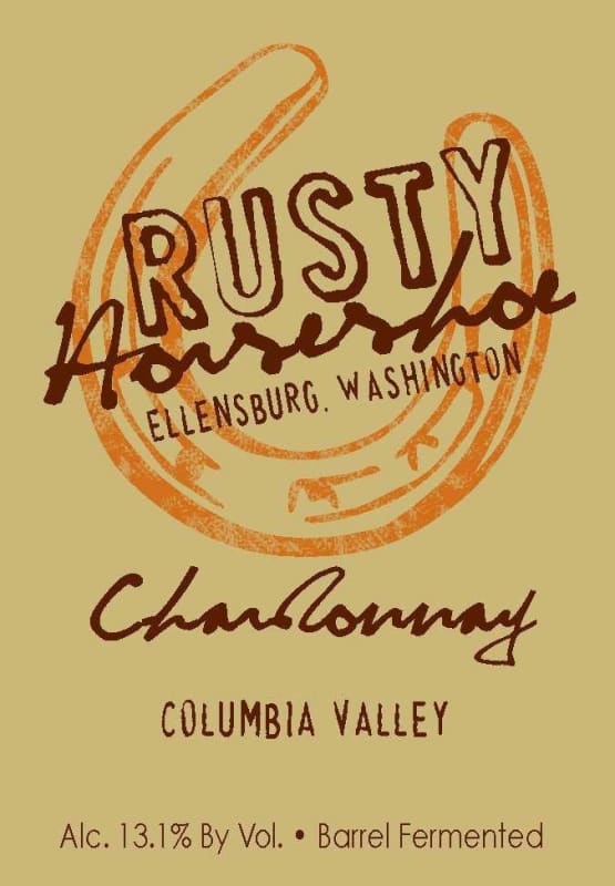 Thrall & Dodge Winery Rusty Horseshoe Chardonnay 2011 Front Label