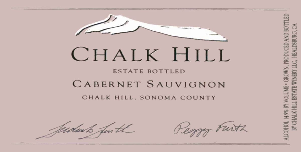 Chalk Hill Cabernet Sauvignon 2014 Front Label
