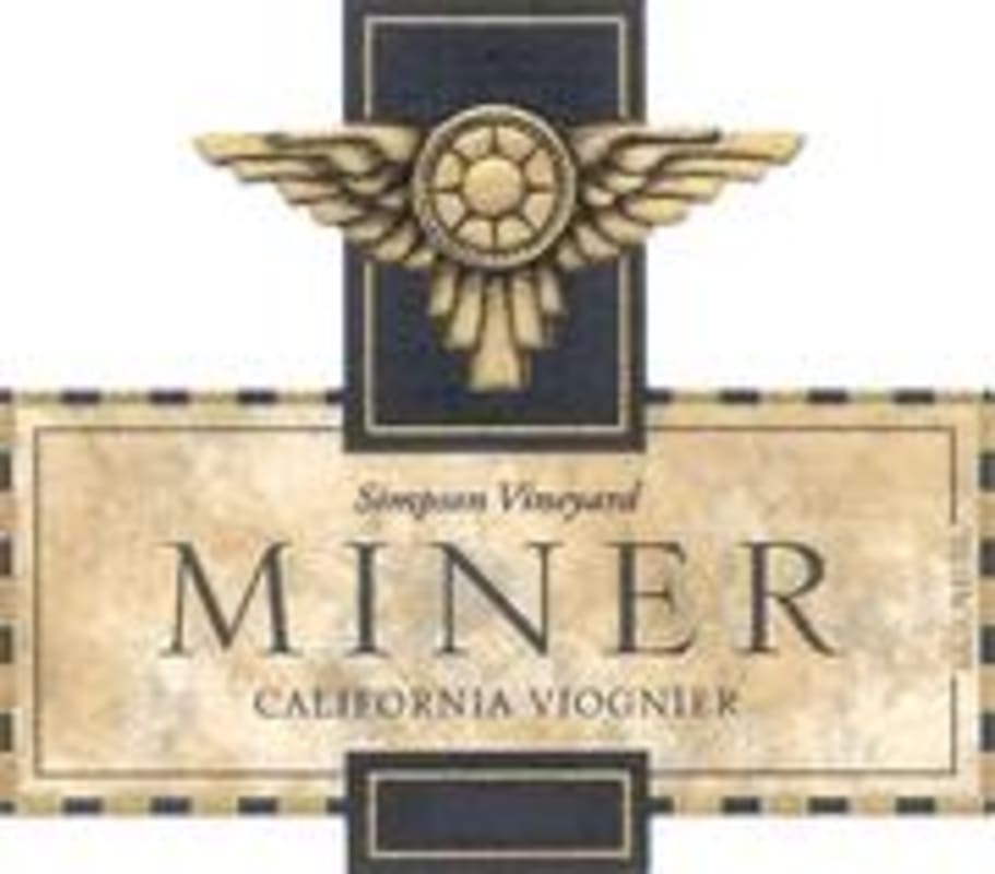 Miner Family Viognier 2002 Front Label