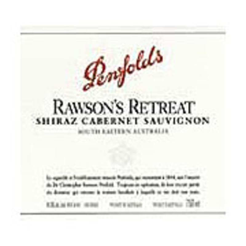 Penfolds Rawson's Retreat Shiraz Cabernet 2002 Front Label