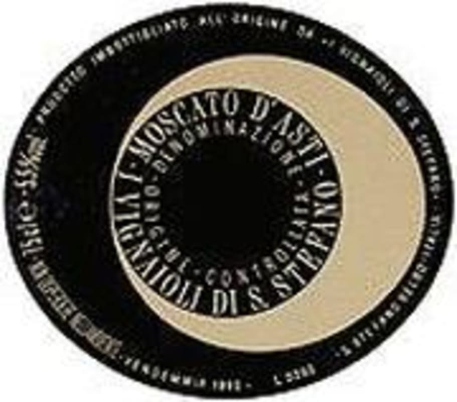 Ceretto Santo Stefano Moscato d'Asti (375ML half-bottle) 2002 Front Label