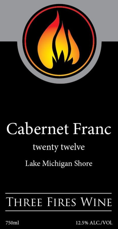 Three Fires Wine Cabernet Franc 2012 Front Label