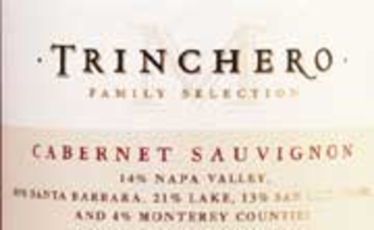 Trinchero Selection Cabernet Sauvignon 2000 Front Label