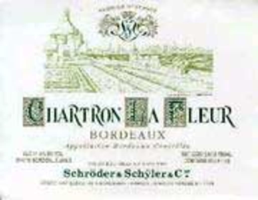 Chartron La Fleur Bordeaux Blanc 2001 Front Label