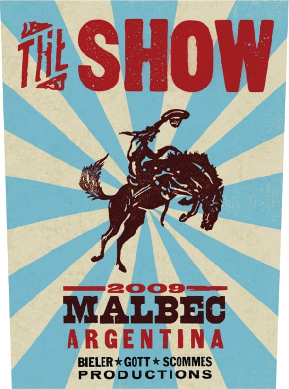 Three Thieves The Show Malbec 2009 Front Label