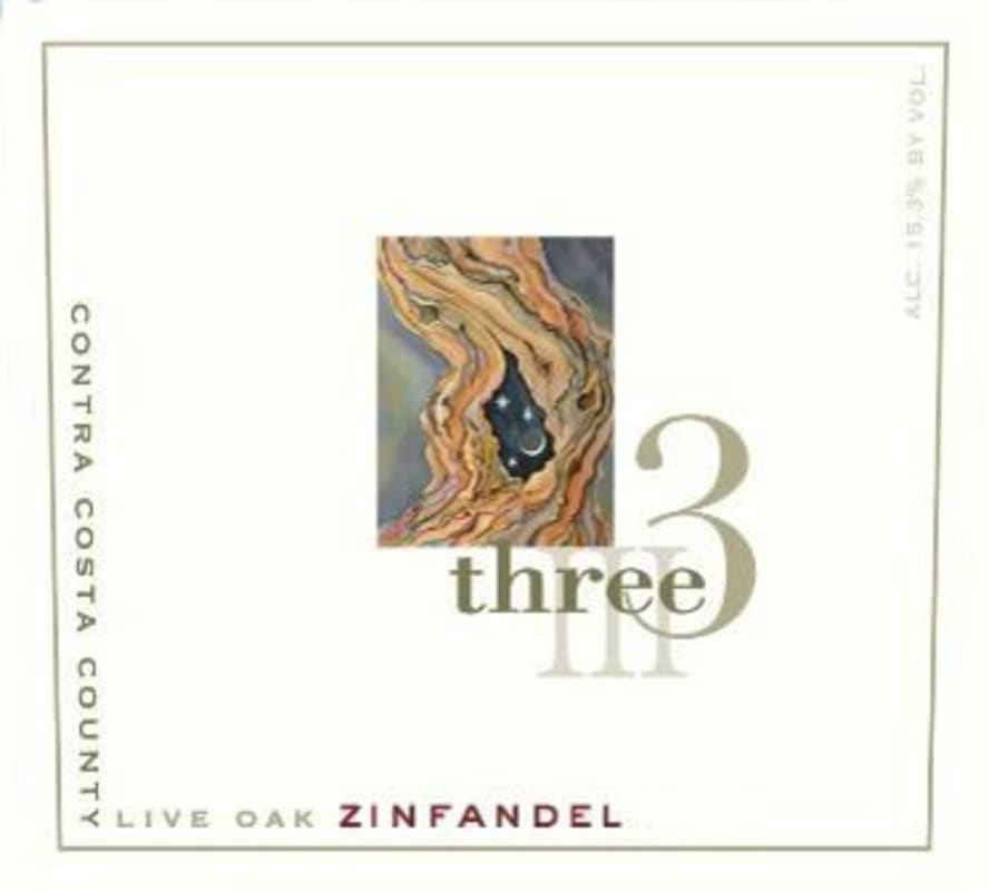 Three Wine Company Live Oak Zinfandel 2011 Front Label