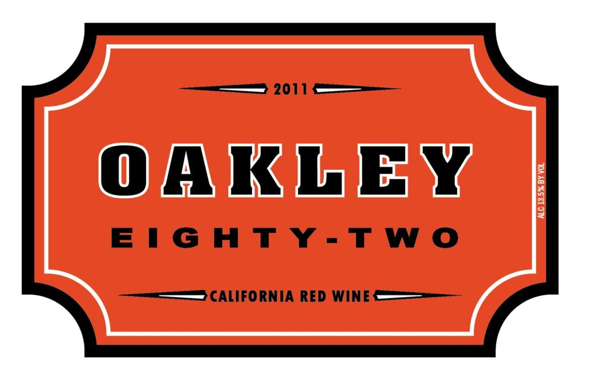 Cline Oakley Eighty Two Red 2011 Front Label