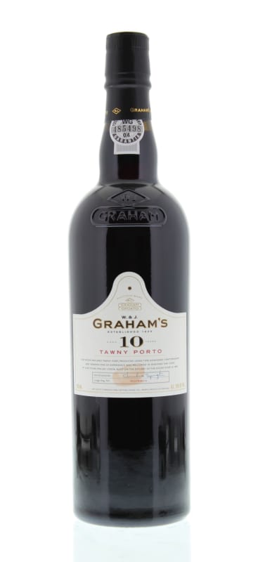 Graham's 10 Year Old Tawny Port Front Bottle Shot
