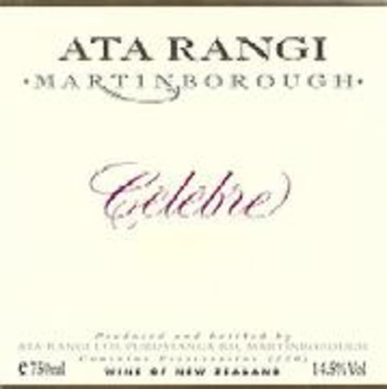 Ata Rangi Celebre 1999 Front Label