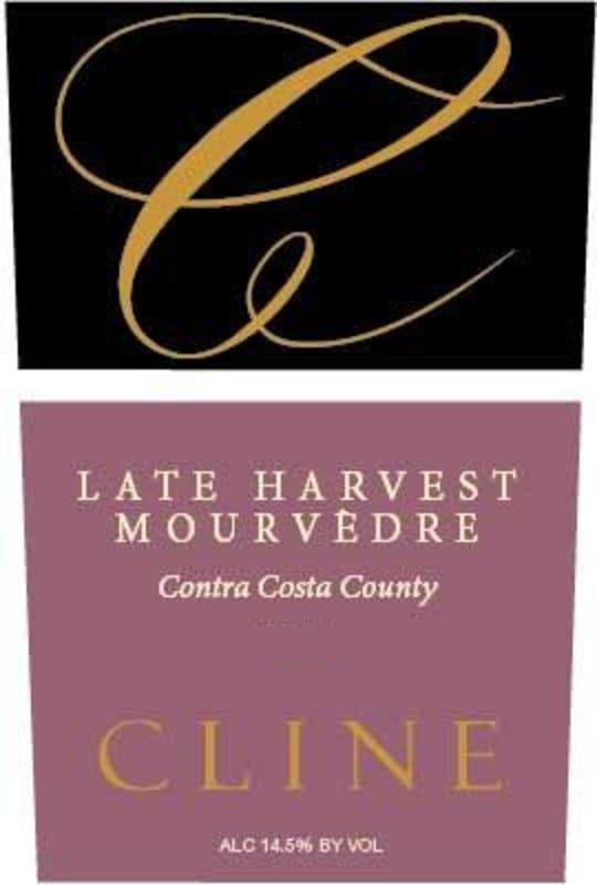 Cline Late Harvest Mourvedre 2014 Front Label