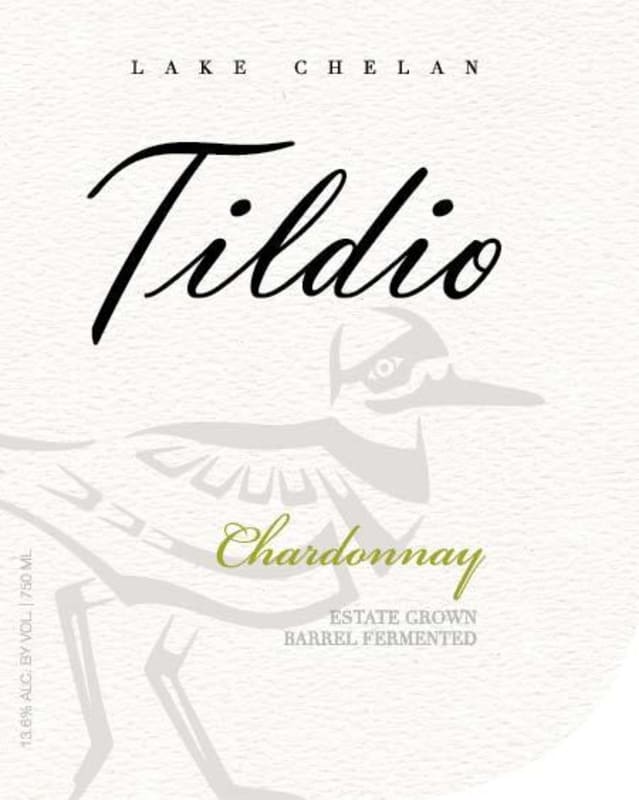Tildio Winery Chardonnay 2015 Front Label