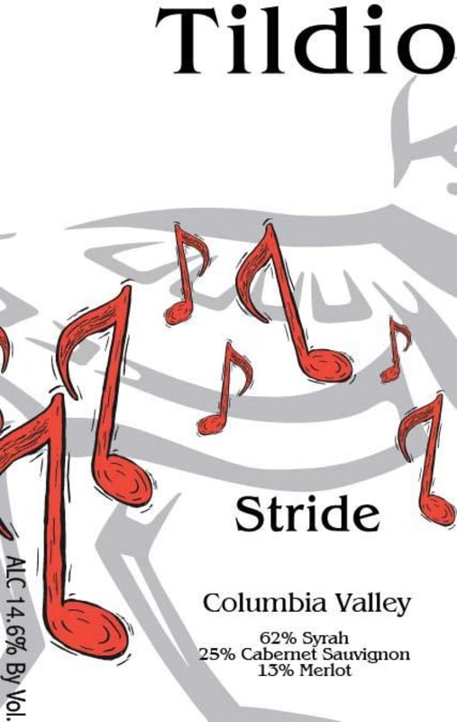 Tildio Winery Stride 2011 Front Label
