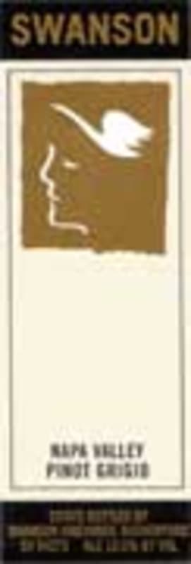 Swanson Pinot Grigio 2002 Front Label