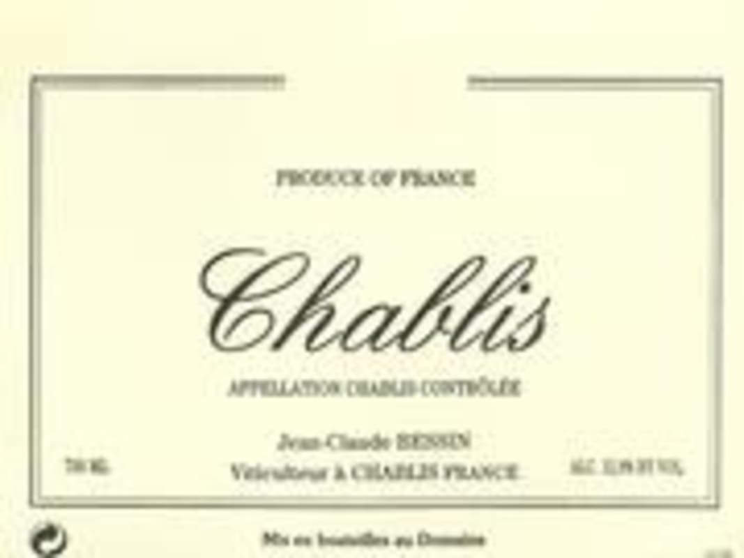 Jean-Claude Bessin Chablis 2000 Front Label