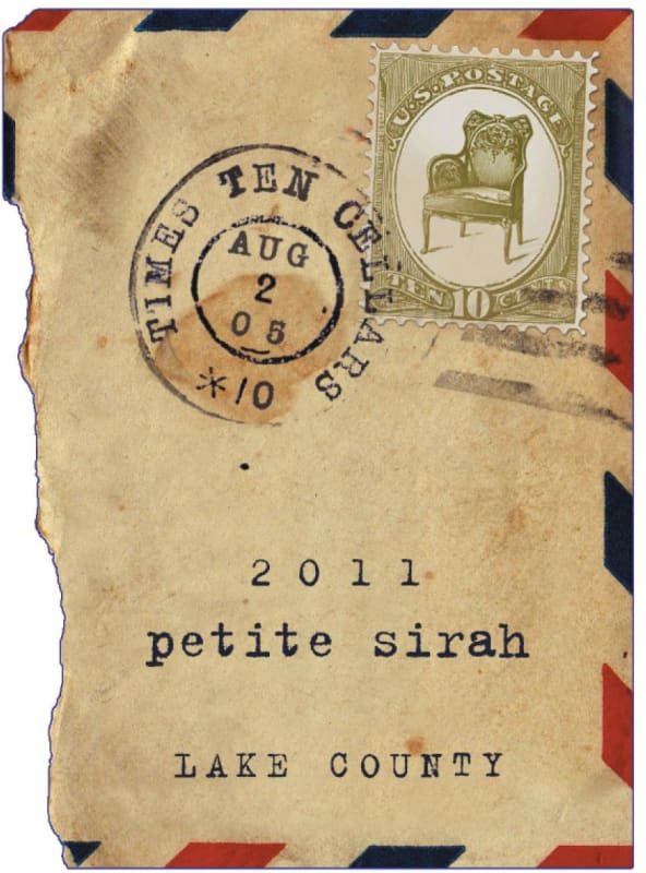 Times Ten Cellars Petite Sirah 2011 Front Label