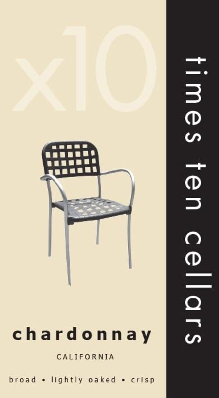 Times Ten Cellars Chardonnay 2012 Front Label