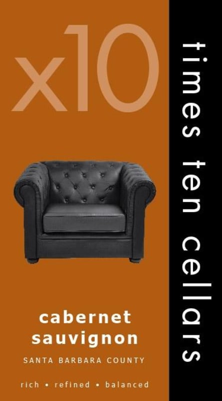 Times Ten Cellars Cabernet Sauvignon 2011 Front Label