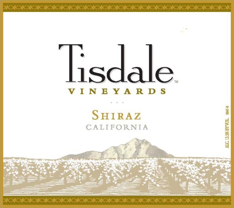 Tisdale Vineyards Shiraz 2005 Front Label