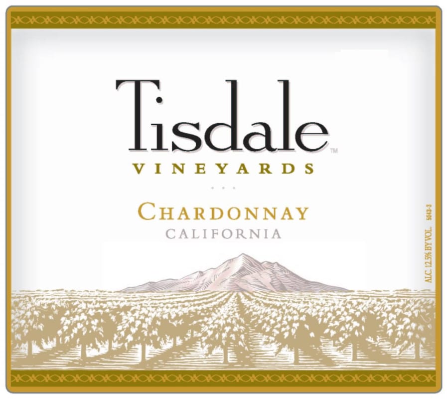 Tisdale Chardonnay 2012 Front Label