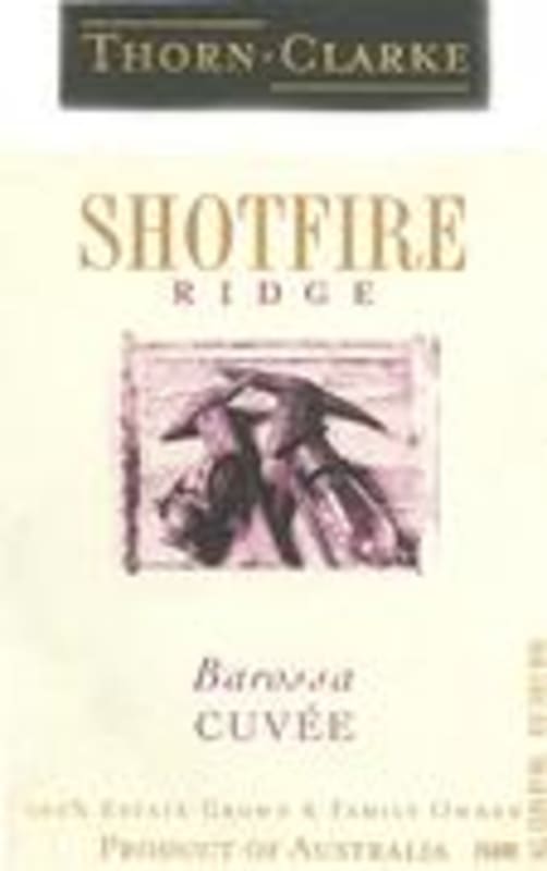 Thorn-Clarke Shotfire Ridge Barossa Cuvee 2001 Front Label