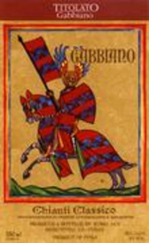 Gabbiano Chianti Classico 1997 Front Label