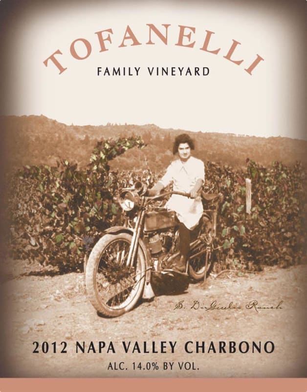 Tofanelli Family Vineyard Charbono 2012 Front Label