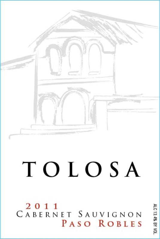 Tolosa Winery Cabernet Sauvignon 2011 Front Label