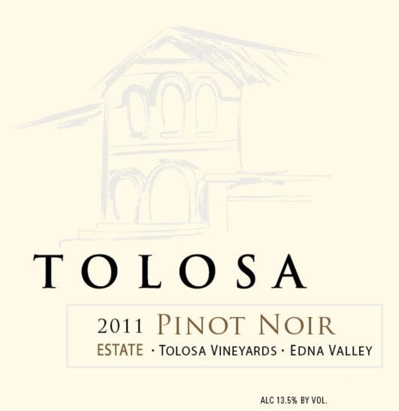 Tolosa Winery Estate Pinot Noir 2011 Front Label